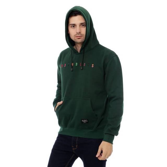 Hoodie Mothbless Rainbow Green