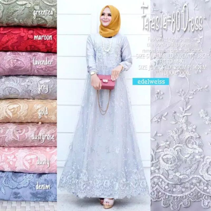 Farasya dress / farasya / dress tille / tille dress / bisa seragam