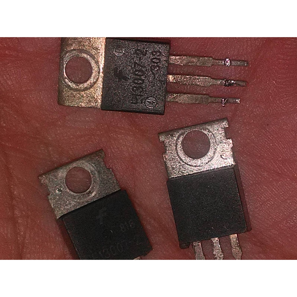 13007 bekas cabutan transistor psu merk campur