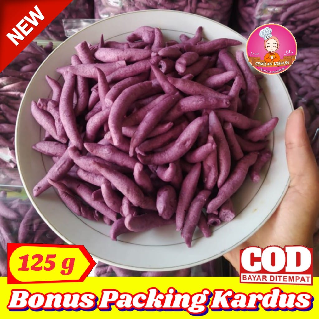 

Special Telur Gabus Ubi Ungu 125g / CENDOL GABUS KEJU | Cemilan Ribhun - snack kiloan jajanan jadul makanan ringan camilan enak Jajanan sehat
