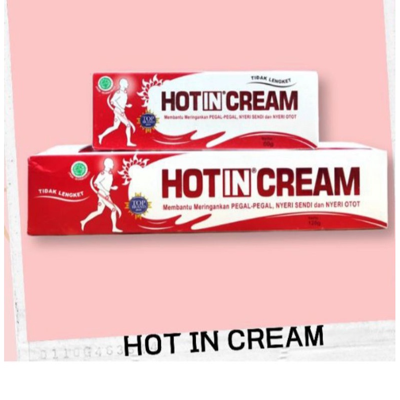 HOT IN CREAM Merah Putih tube 60mg,120ml