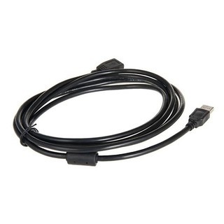 AFC3 | KABEL USB 2.0 MALE TO FEMALE CENTROO 3 M / KABEL PERPANJANGAN USB (BLACK / TRANSPARANT)