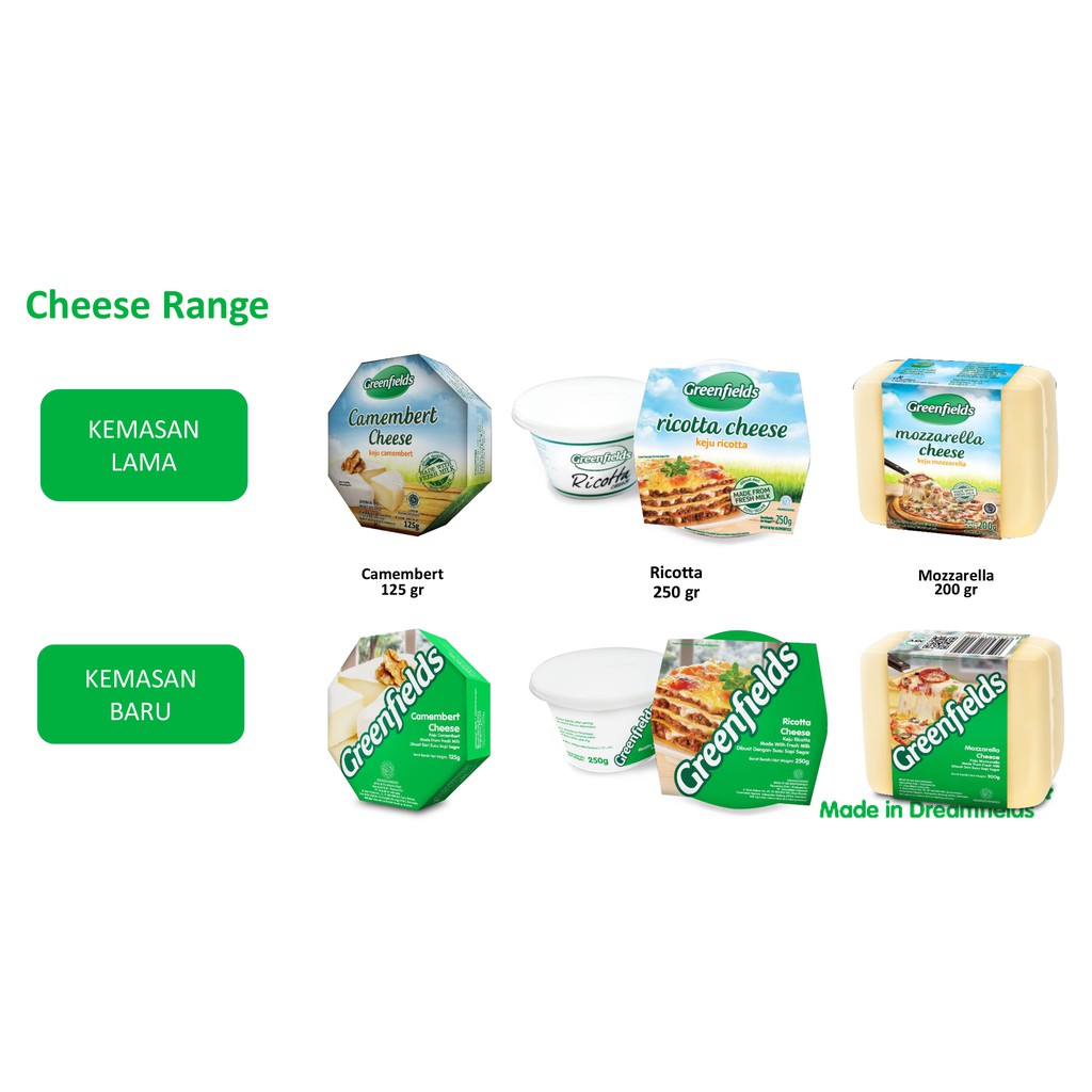

KEJU RICCOTA CHESE GREENFIELDS 250 GRAM