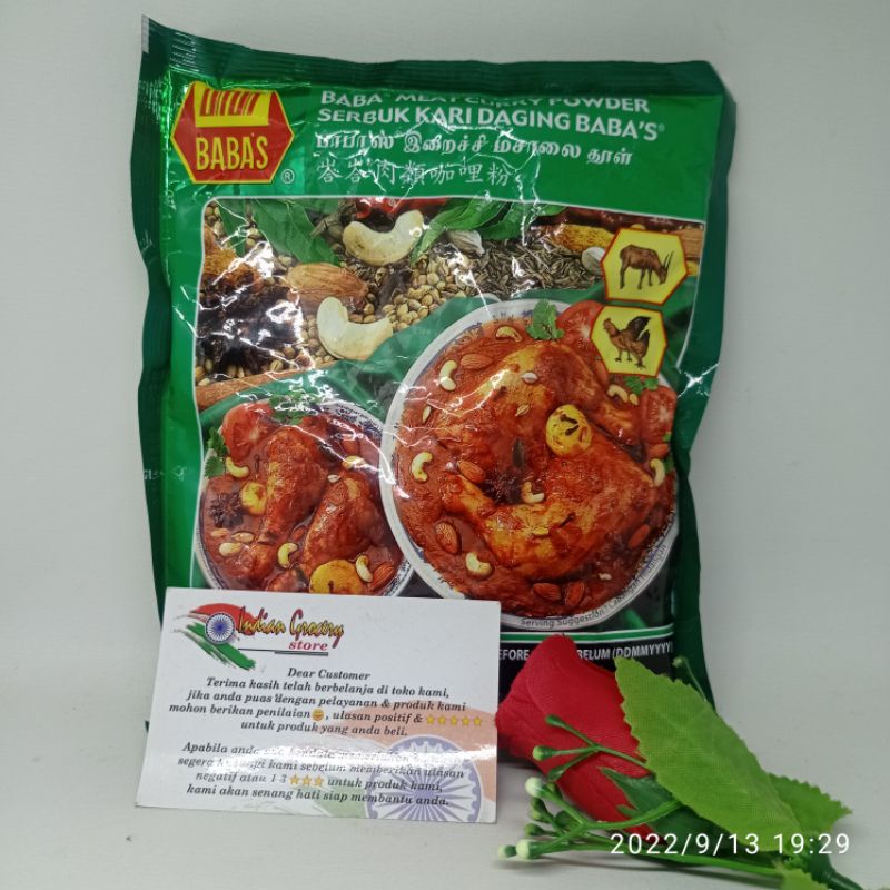 

BABAS MEAT CURRY POWDER 250GR