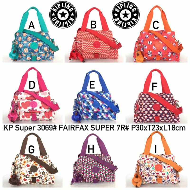KP 3069# KP SUPER FAIRFAX HANDBAG 2 FUNGSI  7 RUANG