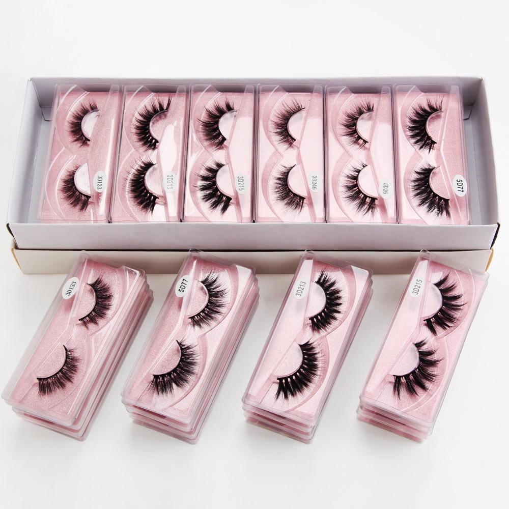 MAGEFY 3D False Eyelashes Natural Lashes Handmade Fluffy Wispy Glam