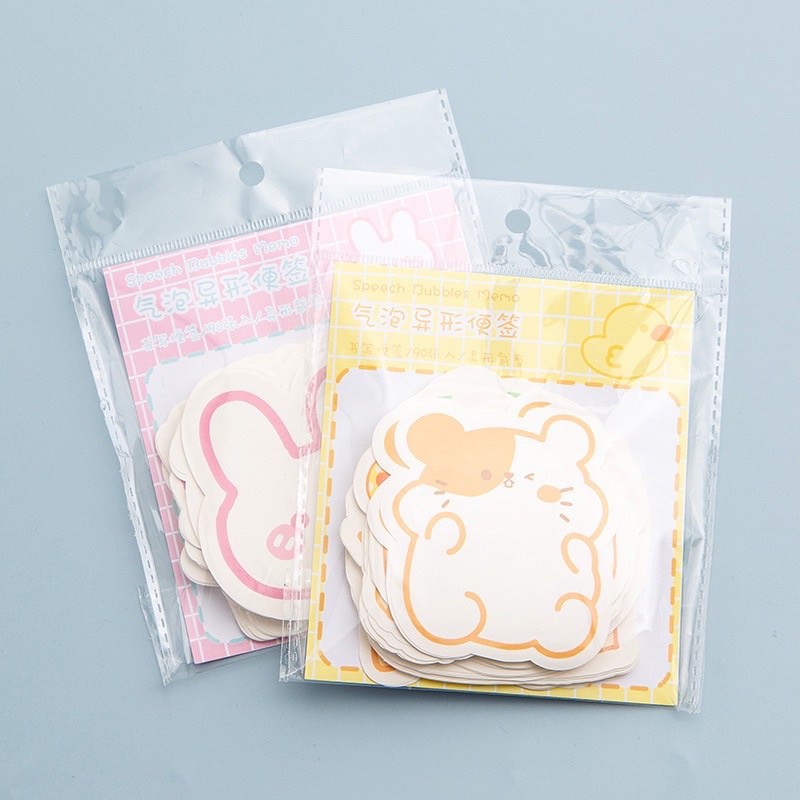 KENSHO Sticky Notes Karakter Lucu isi 90 Lembar Import Korea / Stick Note / Sticker Memo Tempel Penanda