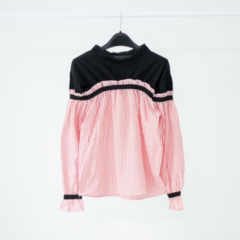 Sabrina blouse - blouse big size - blouse jumbo- atasan wanita -ukuran S-M-L-XL-2XL-3XL-Read