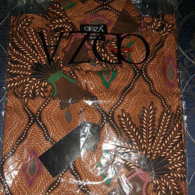 Odza Kemeja Batik Slimfit / Baju Batik Pria Lengan Pendek / Modern Ob516