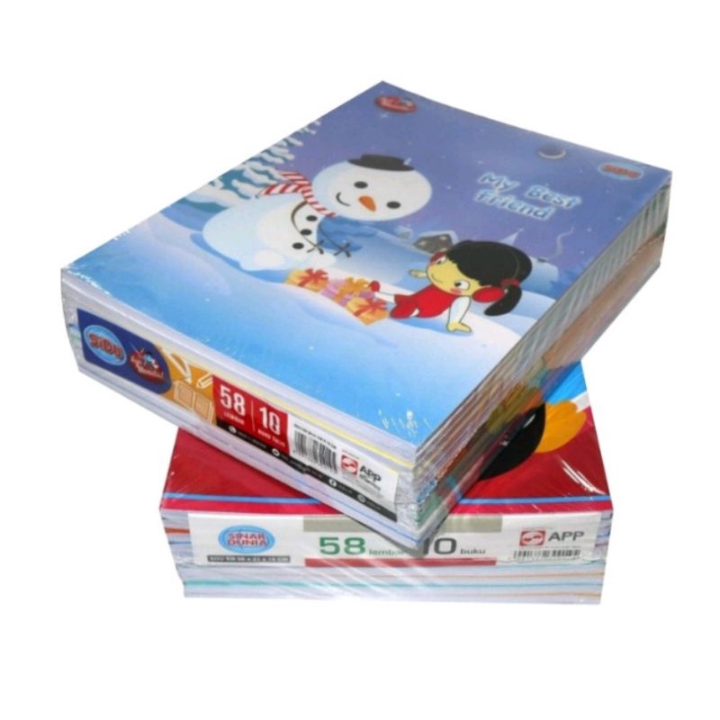 

1 PAK/10 PCS BUKU TULIS SIDU ISI 58 LEMBAR