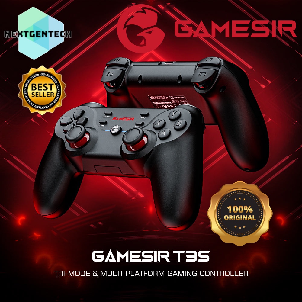 Gamesir T3S Wireless Gamepad Bluetooth Controller Android Switch PC