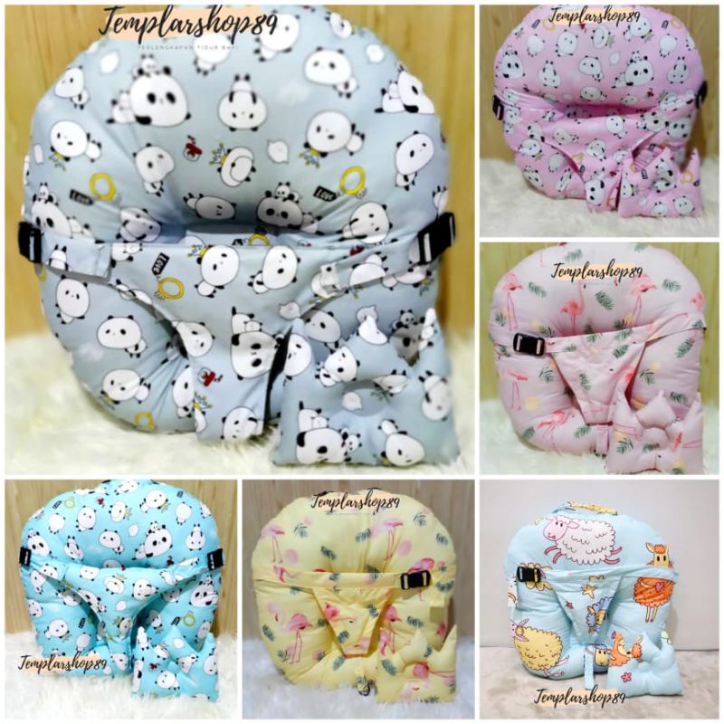 Sofa Bayi Gesper Pengaman /sabuk pengaman bayi / baby launcer free bantal dan tas mika