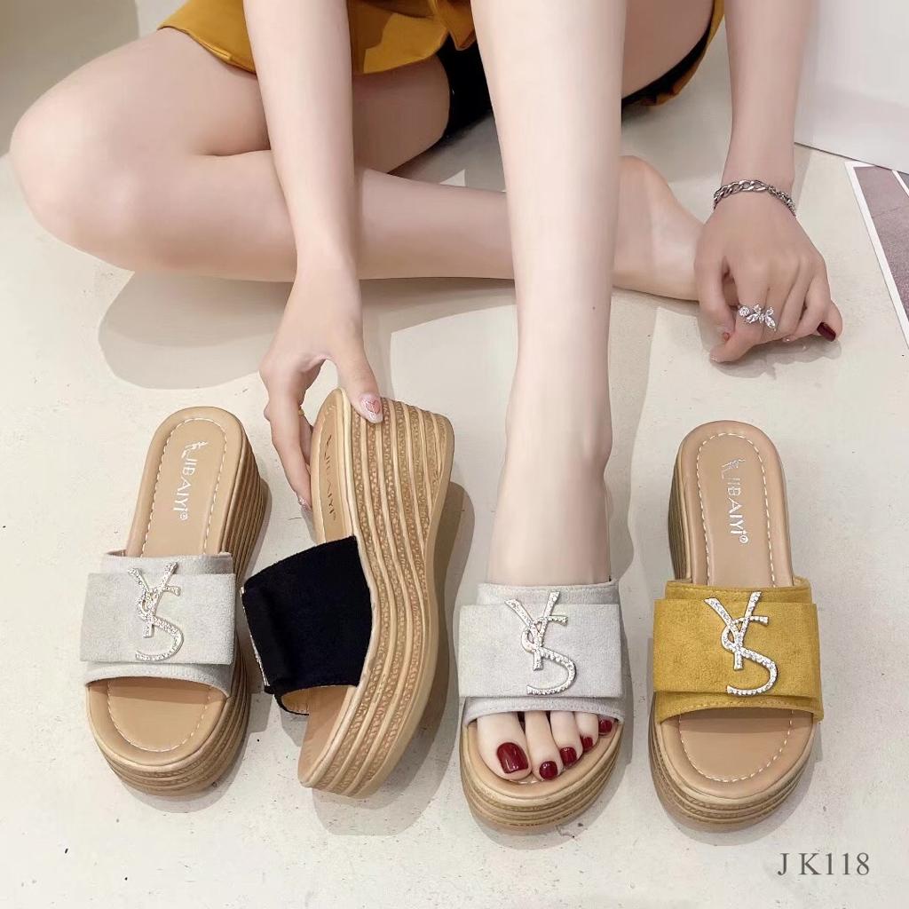 SANDAL WEDGES WANITA FASHION XAVIERA K118