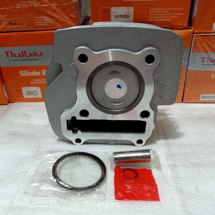 BLOCK CYLINDER PLUS RING DAN PISTON YAMAHA JUPITER Z / VEGA R NEW