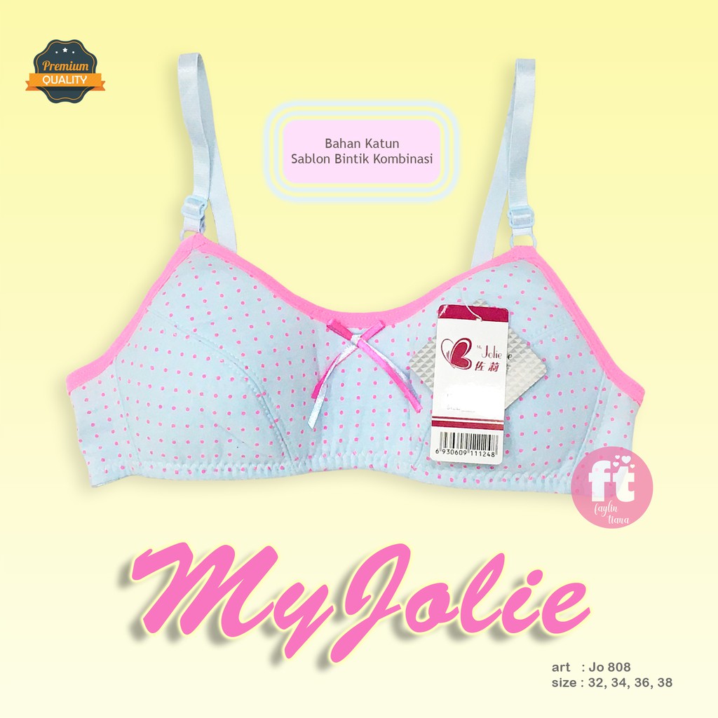 MyJolie | BRA Pelajar Kombinasi Tahap 1 TANPA BUSA / BH Pelajar Tahap 1 NON BUSA / art  Jo 808 P
