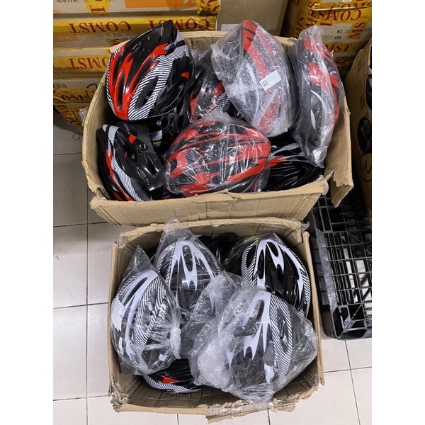 [OBRAL RIJEK] TaffSPORT Helm Sepeda EPS Foam PVC Shell-1