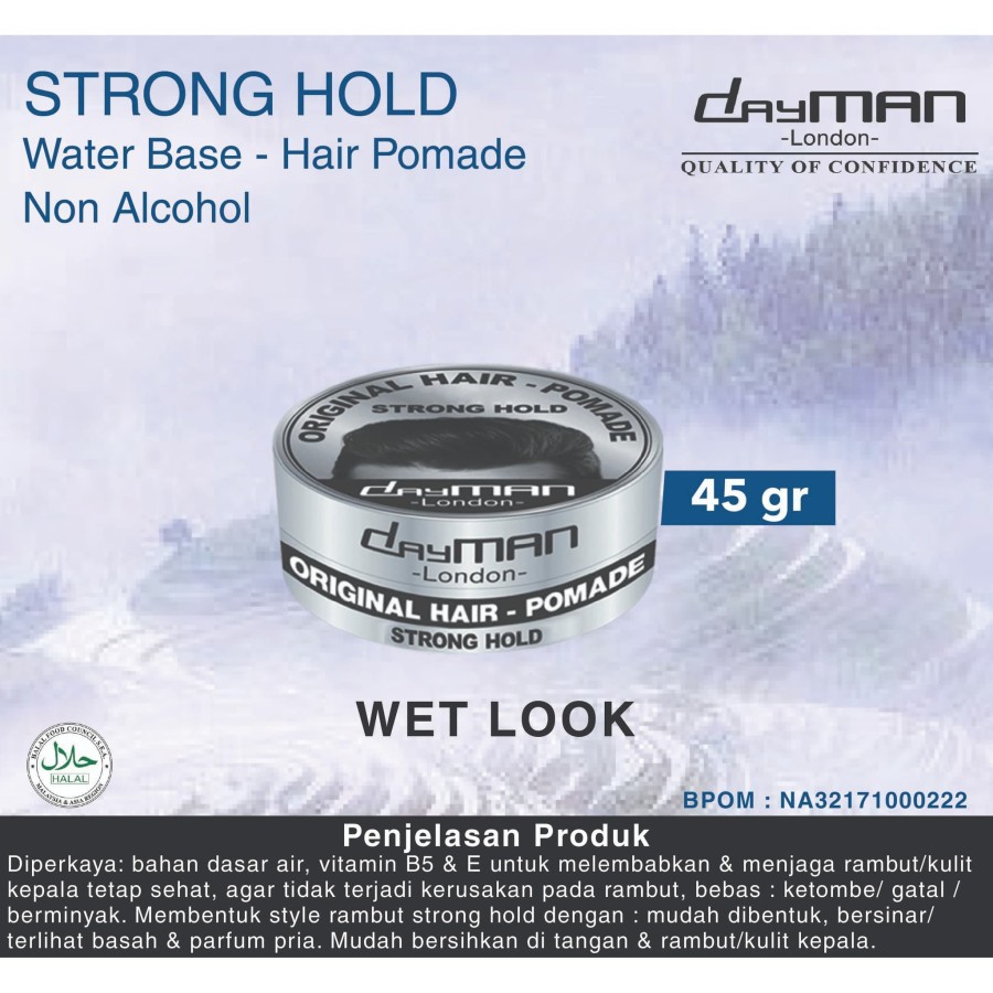 Dayman Hair Pomade Strong Hold 45gr