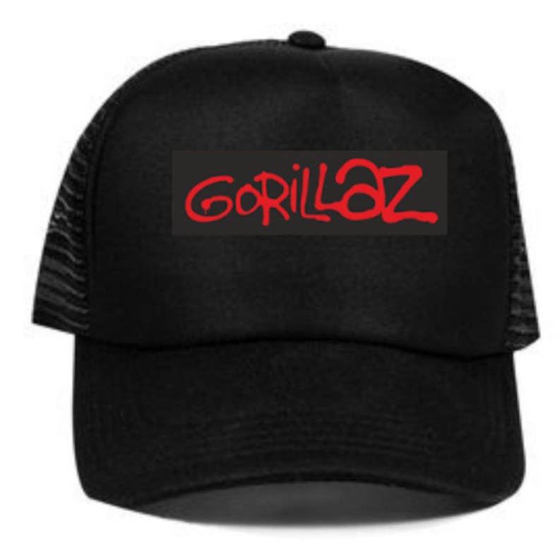 Topi Trucker Custom GORILLAZ