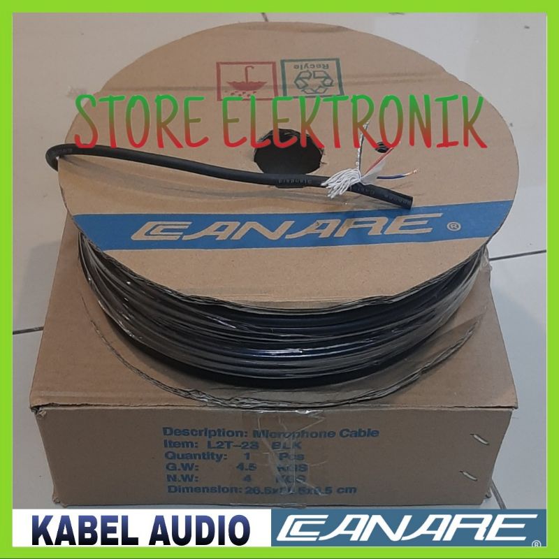 Kabel Canare 80 Meter L2T - 2S Kabel Microphone Kabel Audio Bagus