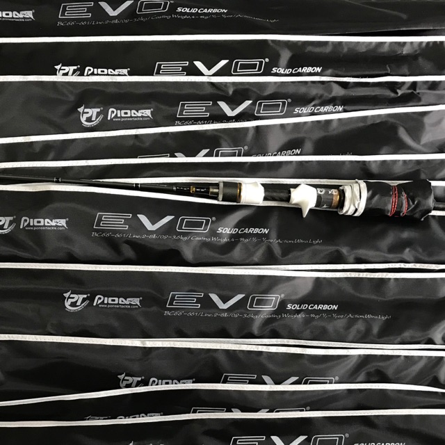 Joran BC Pioneer Evo Solid Carbon SP6’6” 661 UL Line 2-8lb