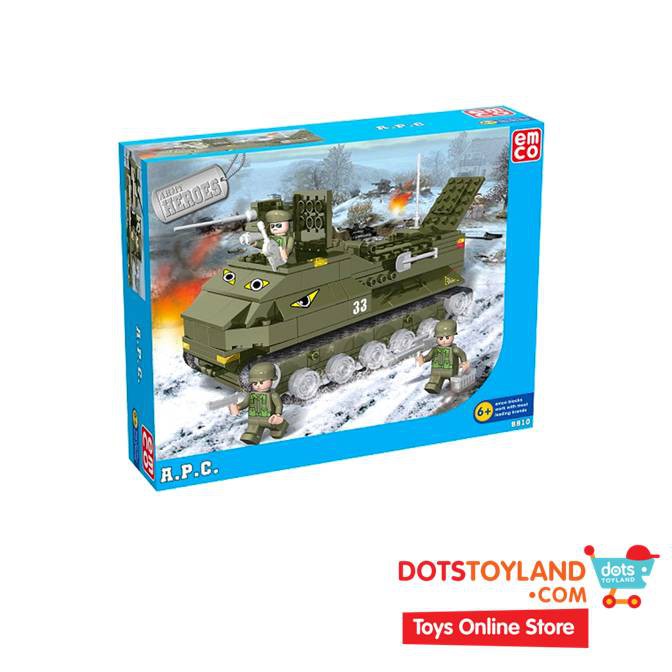 Emco Brix Army Heroes A.P.C 8810 Mainan Bricks Mainan Anak