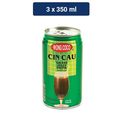 Wong Coco Cin Cau Kaleng 3 x 350 mL