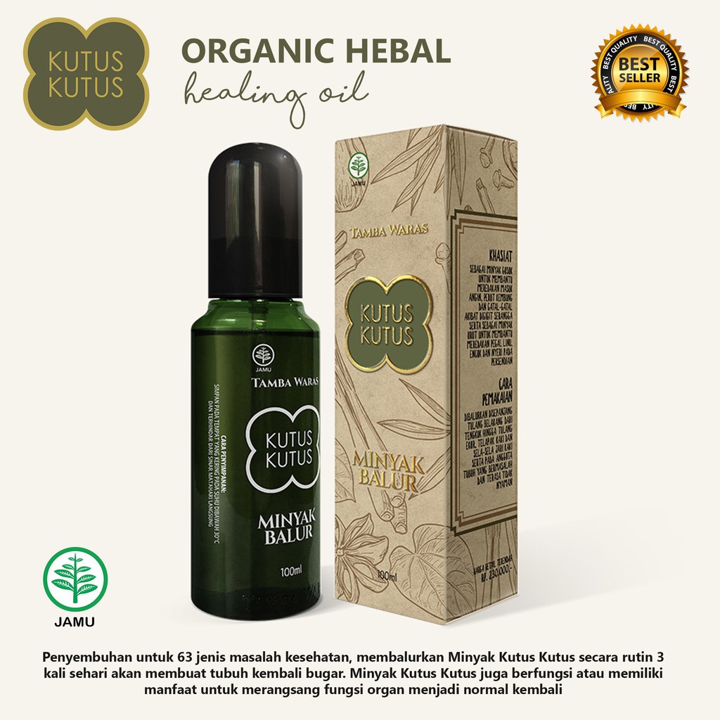 œ211 Minyak kutus kutus Asli Original Healing Oil Tamba Waras Bali -Minyak kutus kutus healing oil