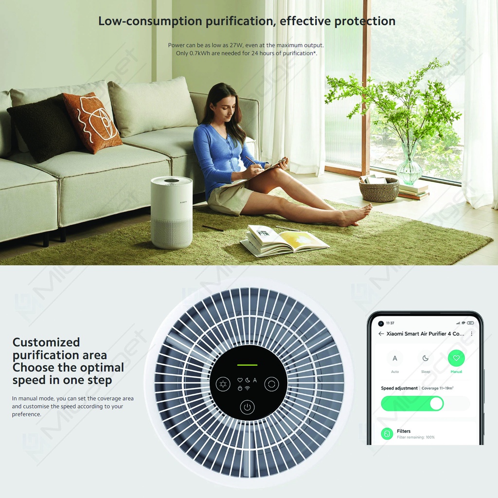 Xiaomi Smart Air Purifier 4 Compact Garansi Resmi