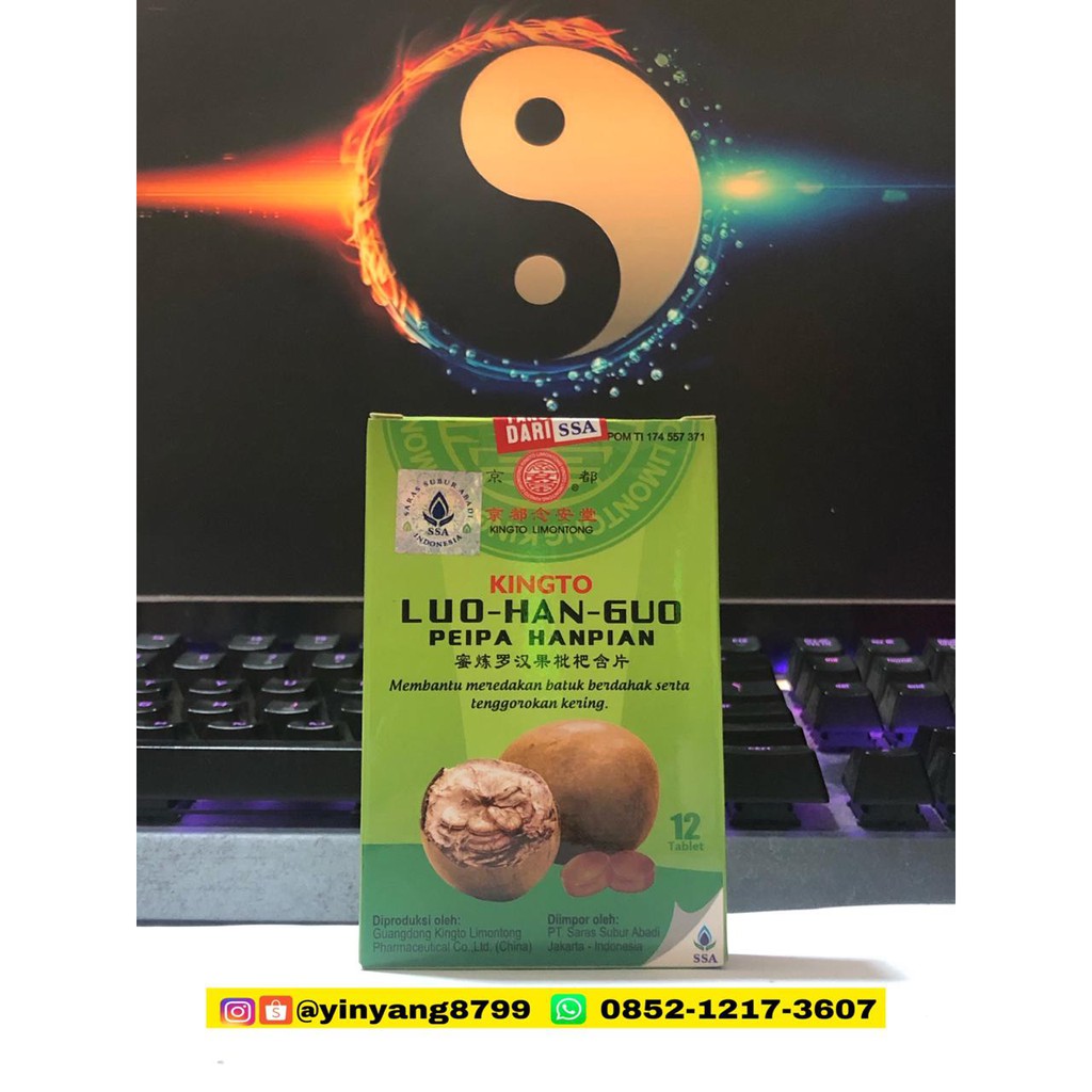

Kingto Luo Han Guo Peipa Hanpian - Permen Luo Han Guo