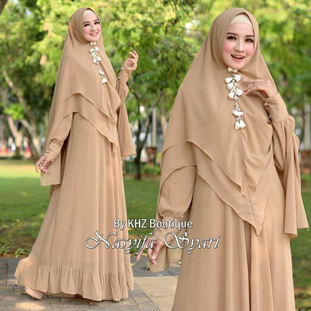 Gamis Syar'i Nasyfa by KHZ boutique