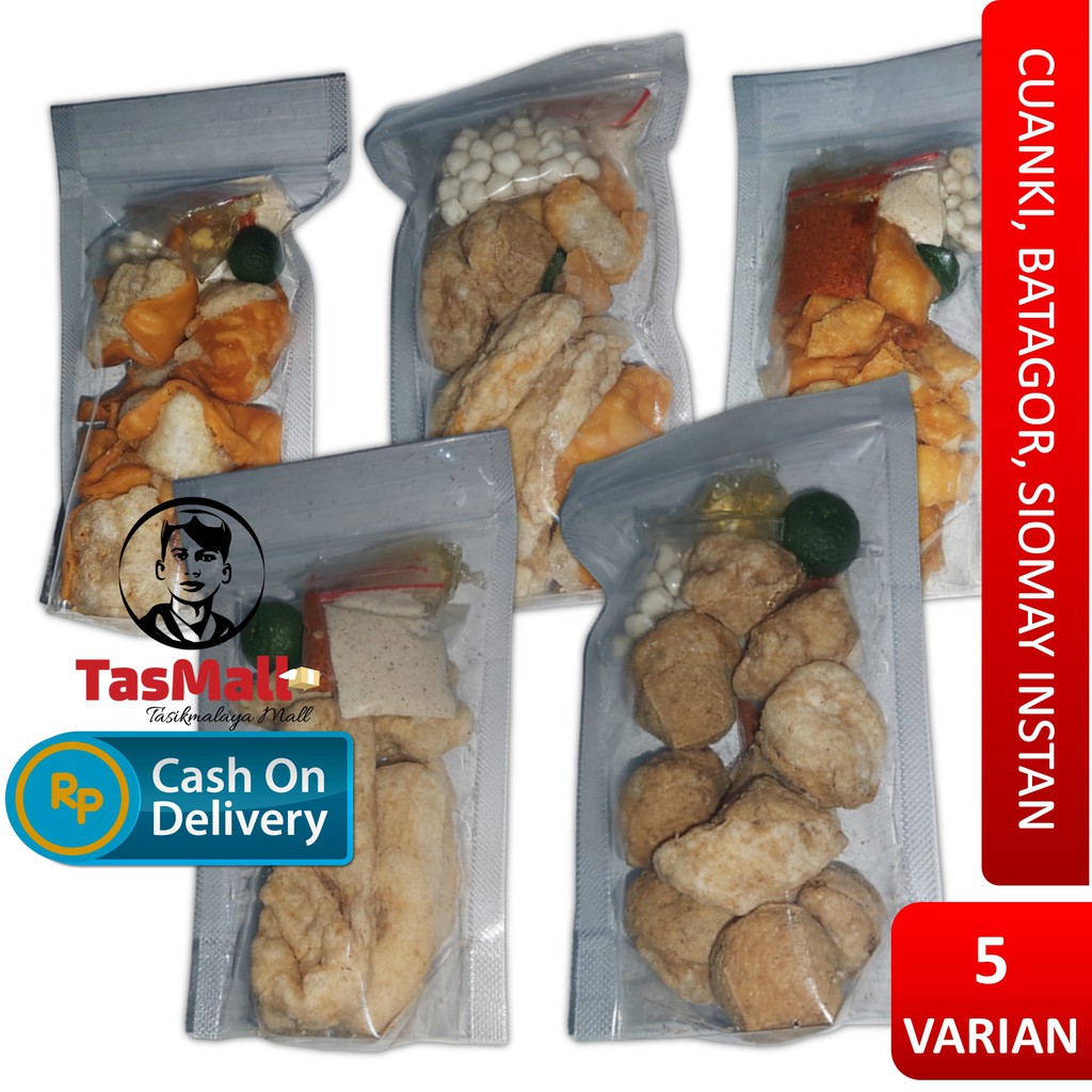 CUANKI Instan 5 Pilihan Varian + Bumbu, Minyak bawang, Jeruk limo, Sukro