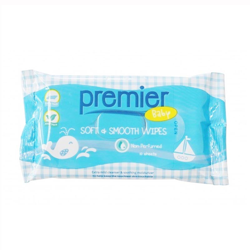 Premier Tissue Wipes / Tisu Basah Bayi Promo Buy 2 Get 1 Free(Tersedia varian ukuran)