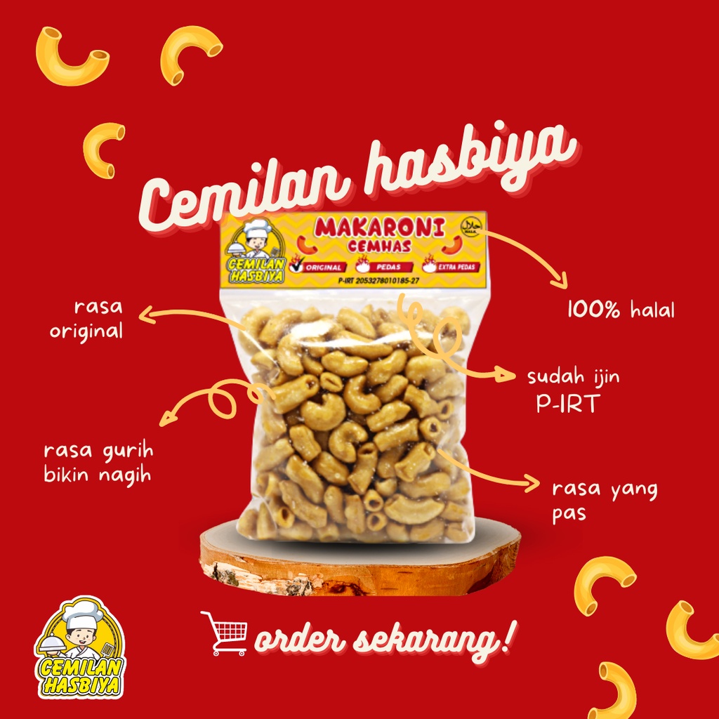 Makaroni cemhas isi 5pcs,makaroni cemhas tasikmalaya,makaroni bantet tasikmalaya,snack makanan ringan pedas gurih,camilan pedas