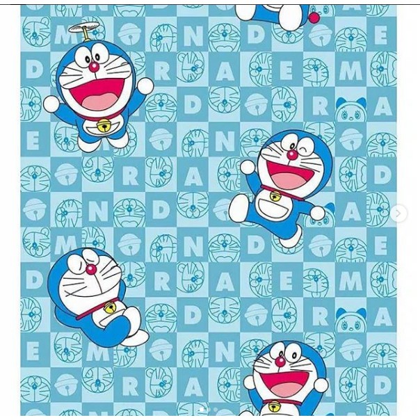  Cara  Membuat Wallpaper  Dinding  Doraemon