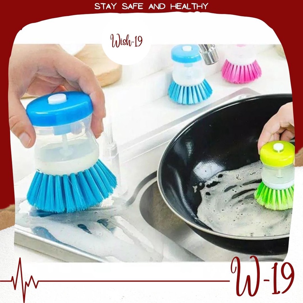 Sikat Panci Dispenser Sabun Cuci Piring / Sikat Cuci Piring / Dispenser Sabun Cuci Piring