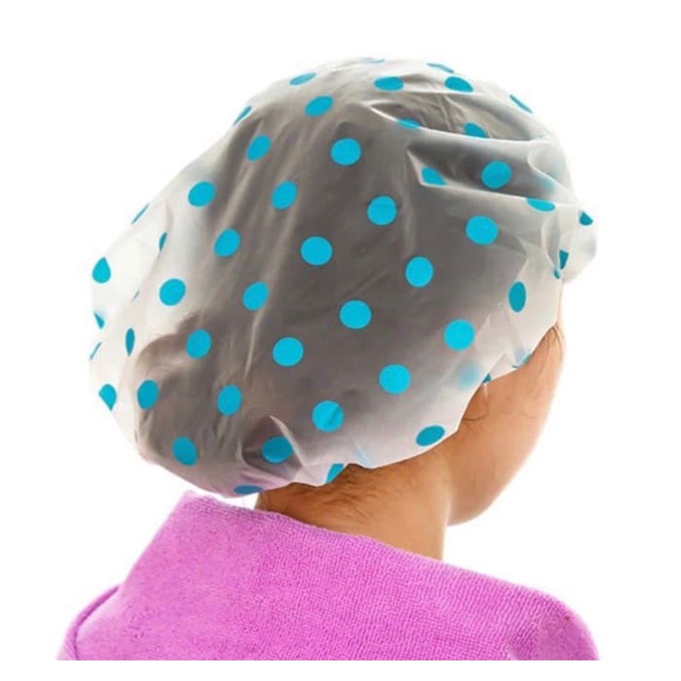 PS TOPI MANDI KARAKTER WATERPROOF / SHOWER CAP KARAKTER KARTUN / TOPI MANDI DEWASA ANAK / PERLENGKAPAN KAMAR MANDI