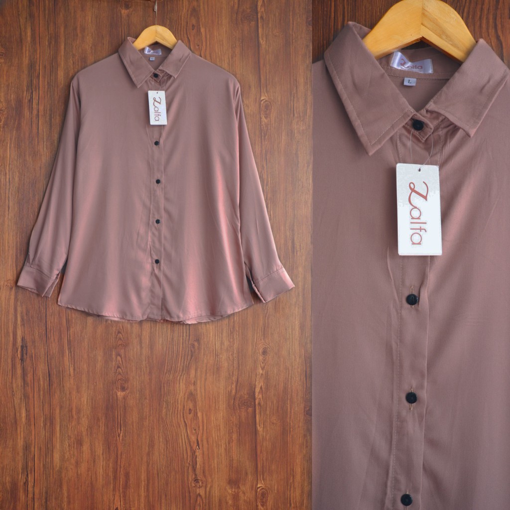 BASIC rayon kemeja by ZALFA OUTFIT-Milo tua (R.Twill)