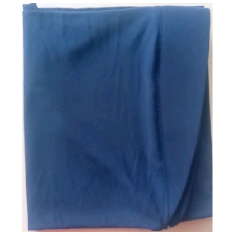 Hijab Sport Kerudung Olahraga Jilbab Instan Bahan Jersey Ukuran Panjang Nutup Dada Warna Hitam Ilmalia Hijab-Navy