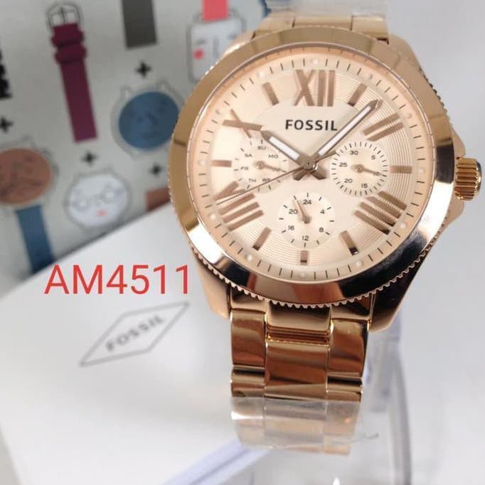 TERBARU JAM TANGAN WANITA FOSSIL ORIGINAL / ARLOJI WANITA AM4511 /LADIES WATCH TERLARIS