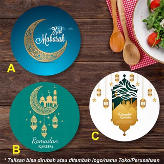  Stiker  Ucapan  label Hadiah Parcel Hari Raya Idul  Fitri  