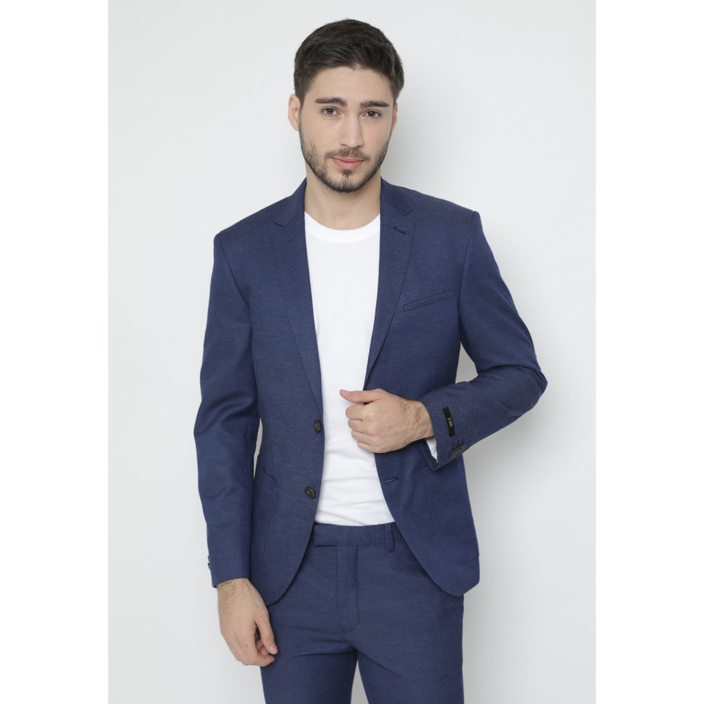 Jobb Alton T2 Jas  Pria  Slim  Fit  Light Indigo Shopee 