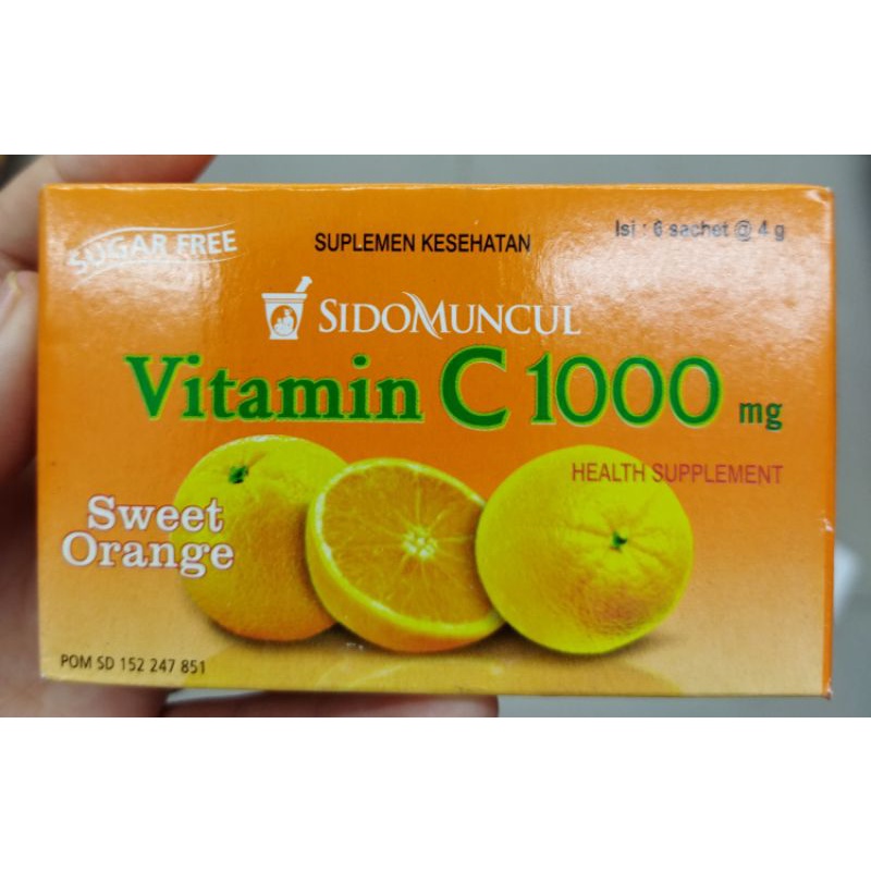 Sidomuncul vitamin C 1000 6 saset @4ml