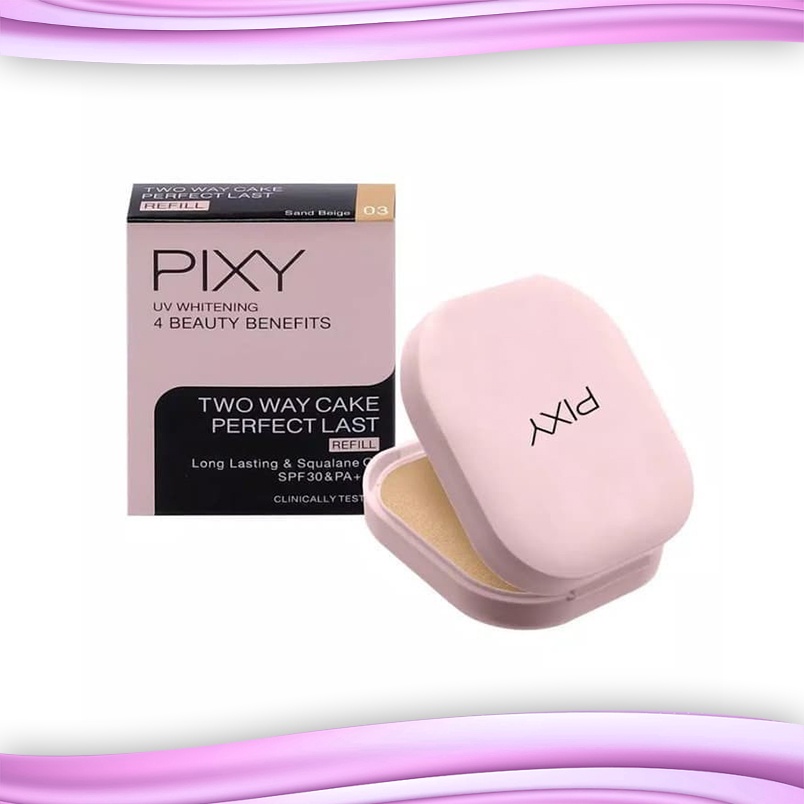 PIXY UV WHITENING 4 BEAUTY BENEFITS TWO WAY CAKE PERFECT LAST (REFILL) 9GR