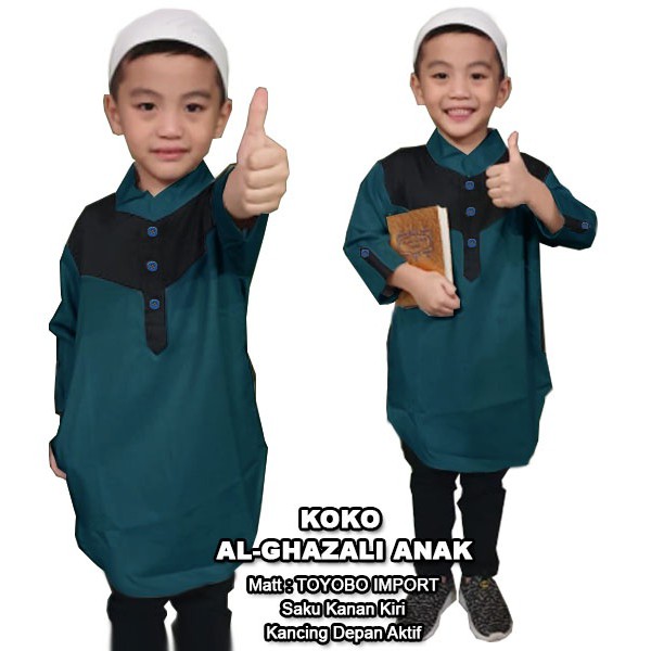 CTN Baju muslim koko ALGHAZALI ANAK best seller