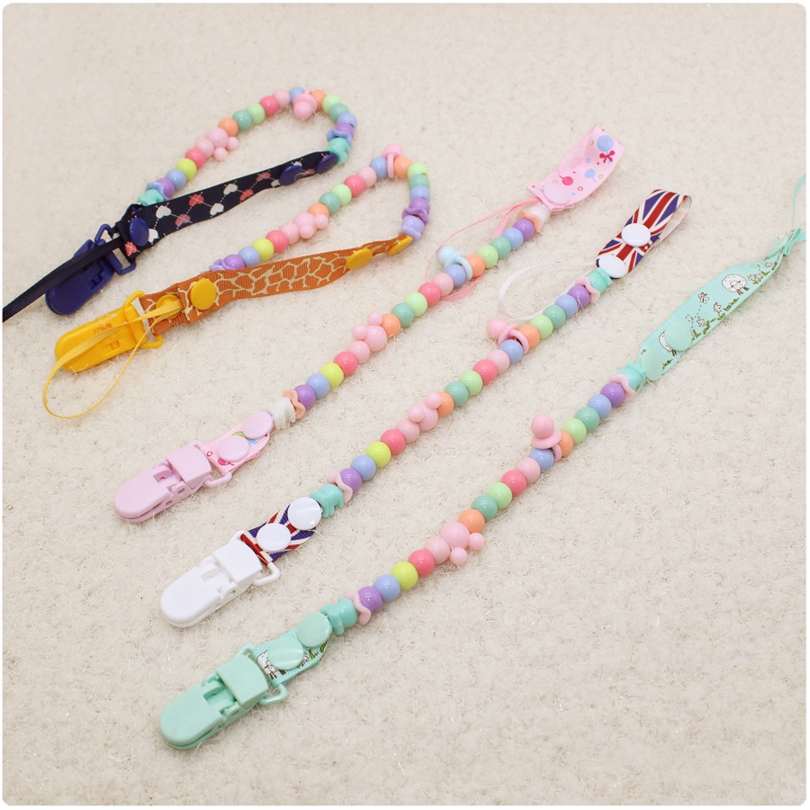 Pacifier Clip  / Tali Dot BPA Free untuk Anak Bayi / Tali Empeng Rantai Empeng Teether Gigitan Bayi C269