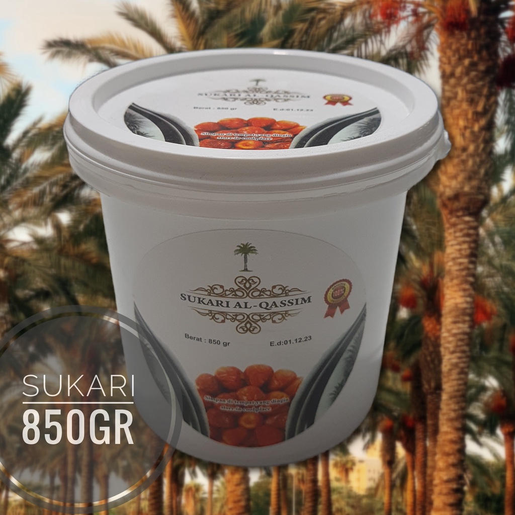 

KURMA SUKARI Sukari Al-Qassim / SUKARI EMBER Sukari Al-Qassim 850 gr
