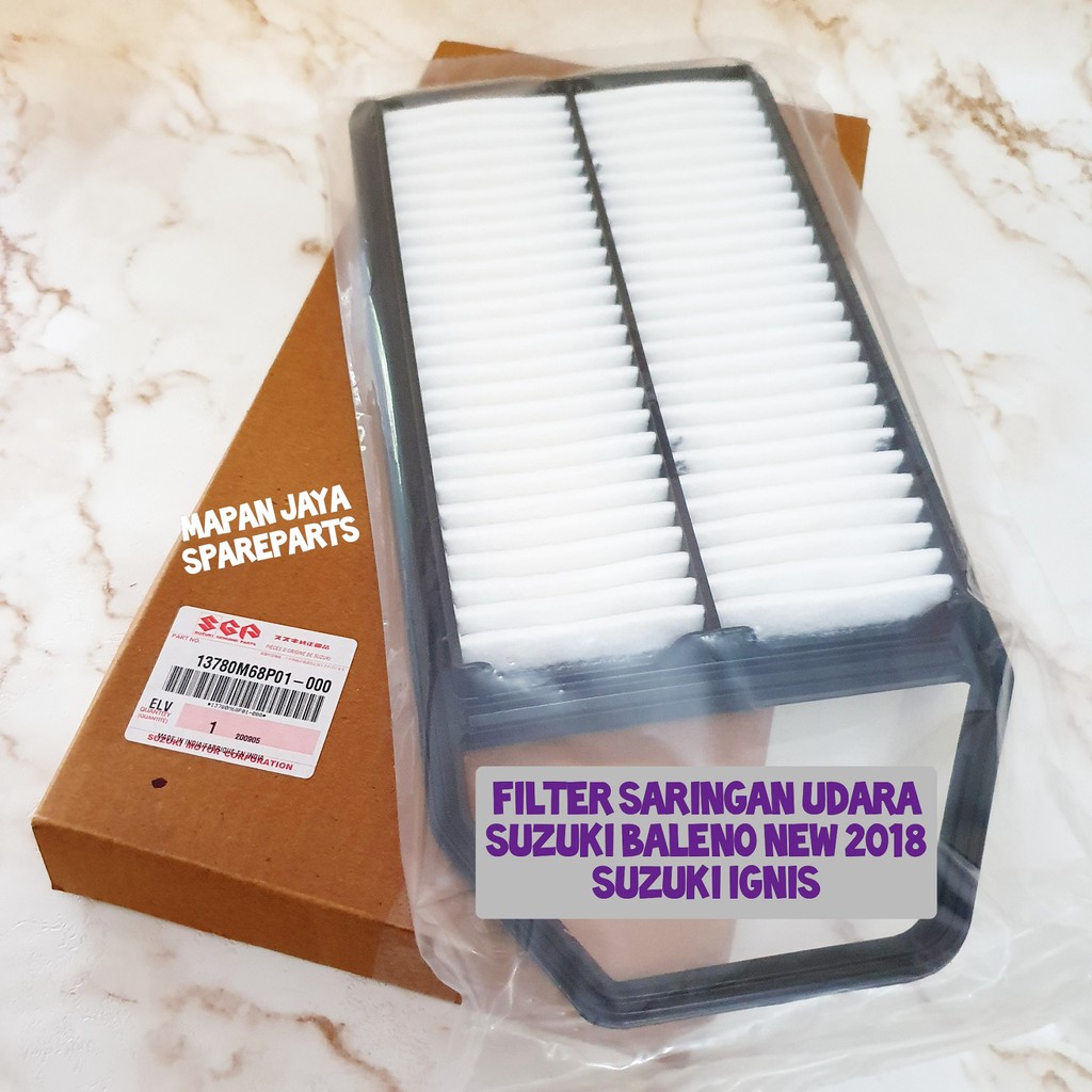 FILTER SARINGAN UDARA SUZUKI IGNIS NEW BALENO 2016 2020 ORIGINAL