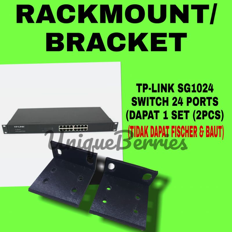 TPLINK TL-SG1024 Switch 24 Ports Rack Mount Bracket