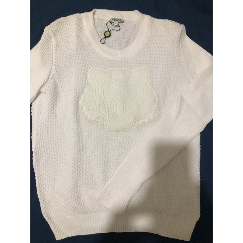 KENZO ORIGINAL ALL WHITE SWEATER