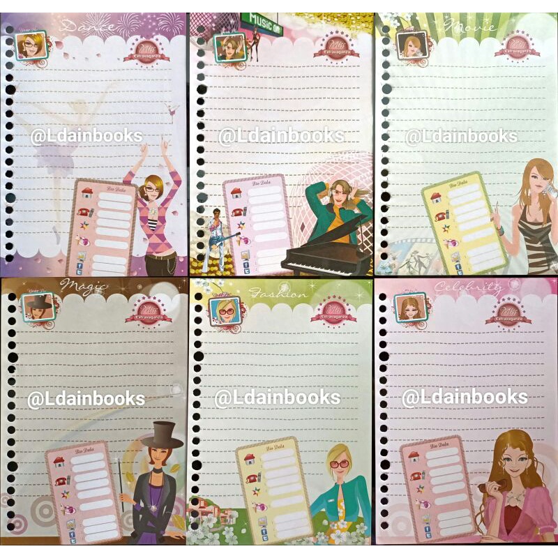 

WAJIB BACA DESKRIPSI PRODUK! Isi Binder Harvest A5 Miss Extravaganza Lengkap